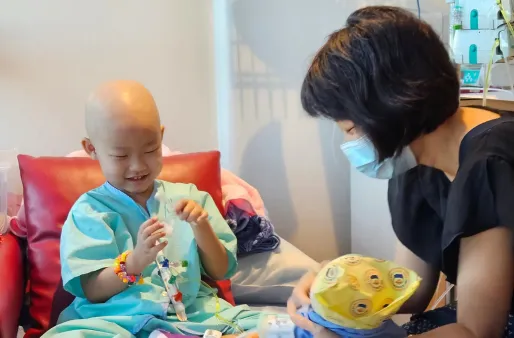Chan Mei Heng (Age 8) – Aspires to be Happy and Healthy - During Treatment
